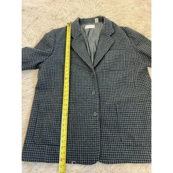 Elisabeth By Liz Claiborne Vintage Blazer Jacket Tweed Wool Women Plus Size 18 - Picture 3 of 12